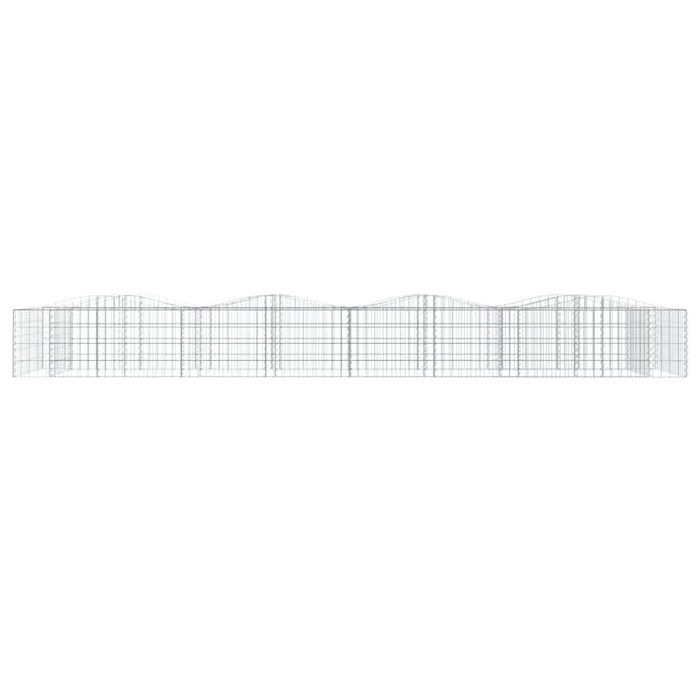 Strat înălțat cu gabion arcuit, 600x100x50 cm, fier galvanizat - WALTI WALTI