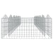 Strat înălțat cu gabion arcuit, 600x100x50 cm, fier galvanizat - WALTI WALTI