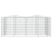Strat înălțat cu gabion arcuit, 200x100x100 cm, fier galvanizat - WALTI WALTI
