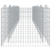 Strat înălțat cu gabion arcuit, 600x100x100 cm, fier galvanizat - WALTI WALTI
