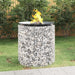 Vatră de foc din gabion Ø 100 cm, fier galvanizat - WALTI WALTI