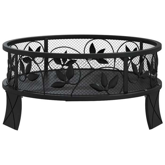 Vatră de foc cu vătrai, 50 cm, oțel, XXL - WALTI WALTI