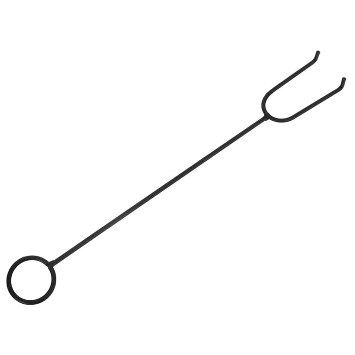 Vatră de foc cu vătrai, 50 cm, oțel, XXL - WALTI WALTI