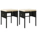 Set mobilier de grădină cu perne, 6 piese, negru, poliratan - WALTI WALTI