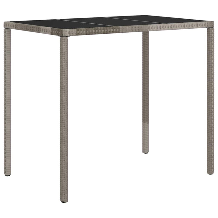 Set mobilier de grădină cu perne, 6 piese, gri, poliratan WALTI