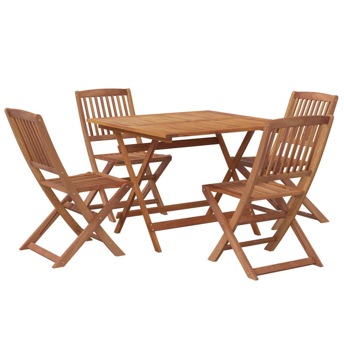 Set mobilier de grădină, 5 piese, lemn masiv de acacia - WALTI WALTI