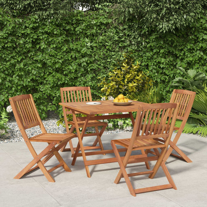 Set mobilier de grădină, 5 piese, lemn masiv de acacia - WALTI WALTI
