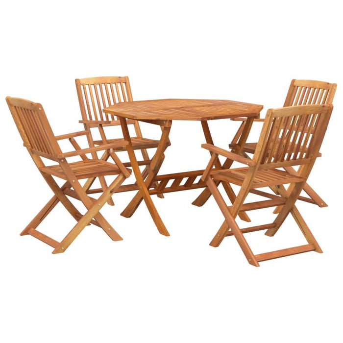 Set mobilier de grădină, 5 piese, lemn masiv de acacia - WALTI WALTI