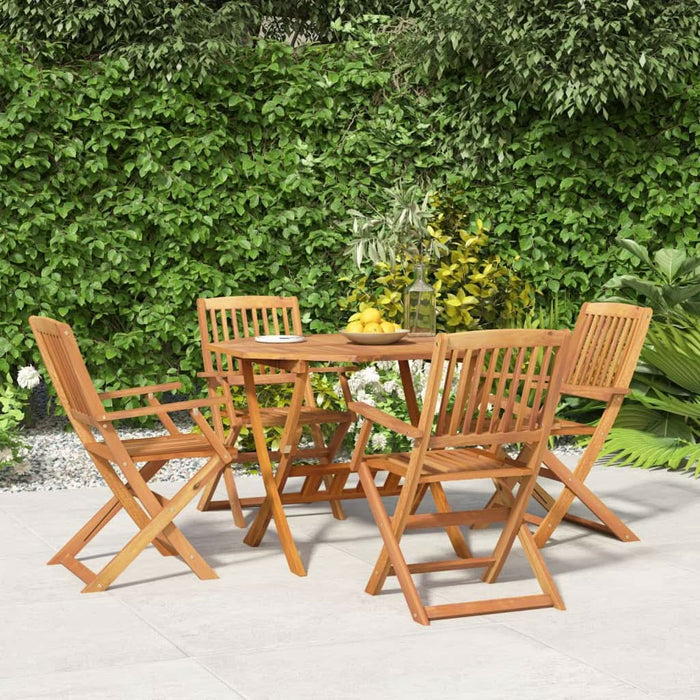 Set mobilier de grădină, 5 piese, lemn masiv de acacia - WALTI WALTI