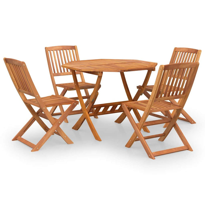 Set mobilier de grădină, 5 piese, lemn masiv de acacia - WALTI WALTI