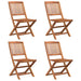 Set mobilier de grădină, 5 piese, lemn masiv de acacia - WALTI WALTI