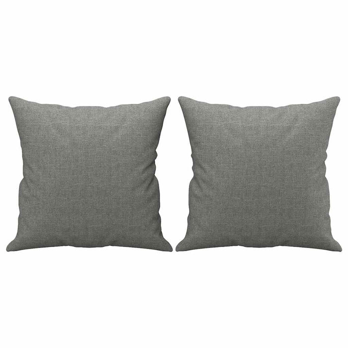 Canapea cu 2 locuri cu perne&pernuțe gri închis 140 cm textil WALTI