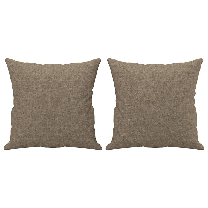 Canapea cu 2 locuri cu perne&pernuțe gri taupe 140 cm textil WALTI