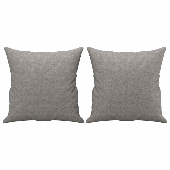 Canapea cu 3 locuri cu perne&pernuțe gri deschis 210 cm textil WALTI