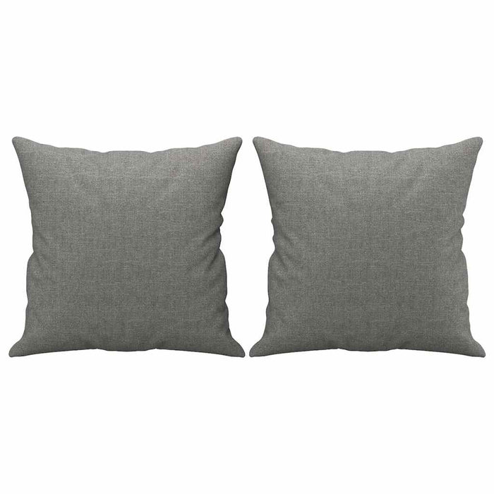 Canapea cu 3 locuri cu perne&pernuțe gri închis 210 cm textil WALTI