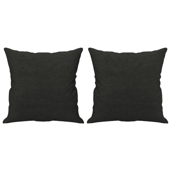 Canapea cu 2 locuri cu perne&pernuțe negru 120 cm textil WALTI