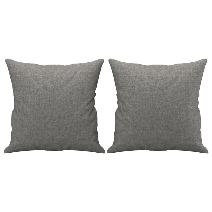 Canapea cu 2 locuri cu perne&pernuțe gri închis 140 cm textil - WALTI WALTI