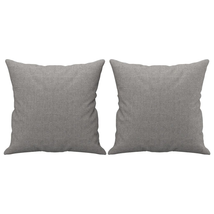 Canapea cu 3 locuri cu perne&pernuțe gri deschis 180 cm textil WALTI
