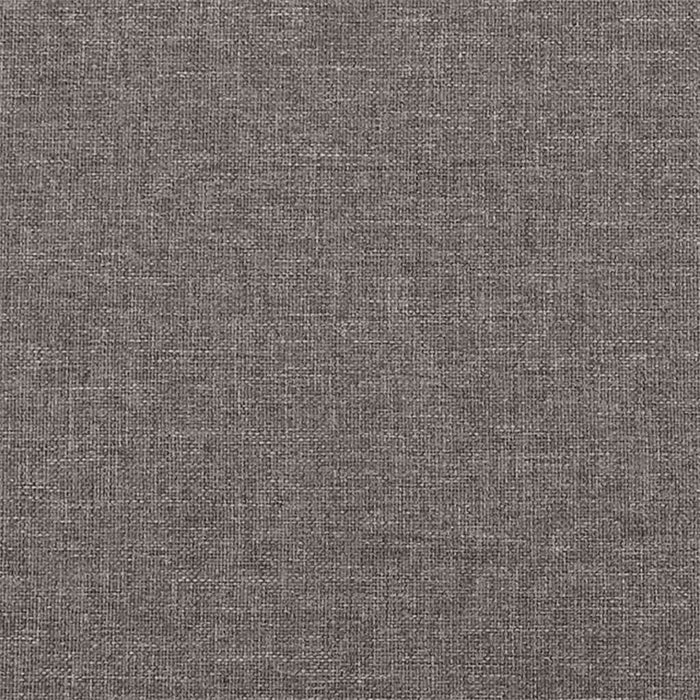 Canapea cu 3 locuri și taburet, gri închis, 180 cm, textil WALTI