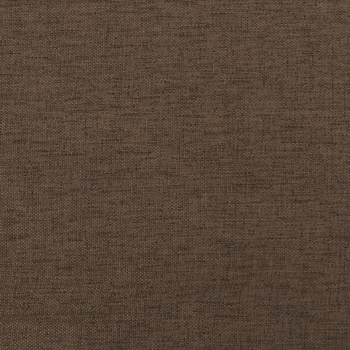 Fotoliu canapea cu taburet, maro, 60 cm, material textil WALTI