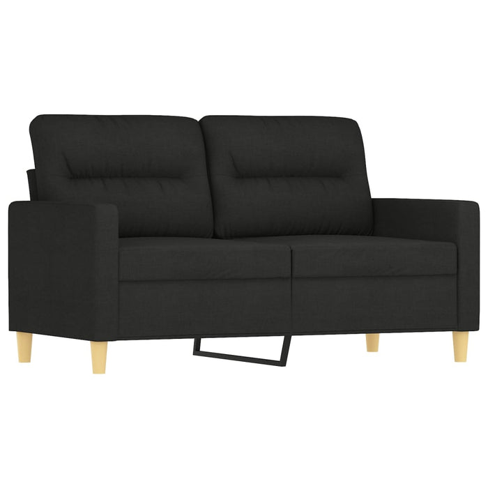 Set canapea perne/perne decorative, 3 piese, negru, textil WALTI