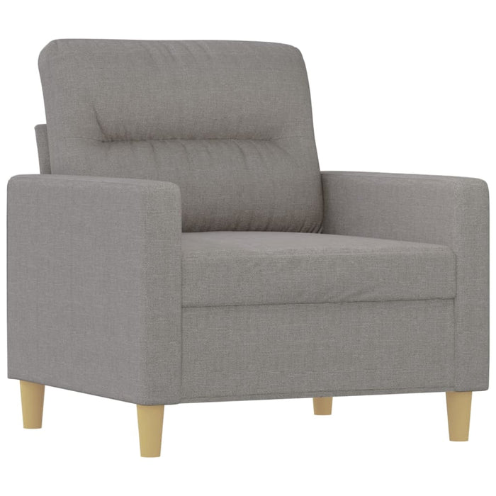 Set canapea perne/perne decorative, 4 piese, gri deschis textil WALTI