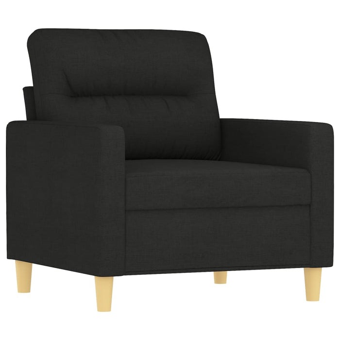 Set canapea perne/perne decorative, 4 piese, negru, textil WALTI