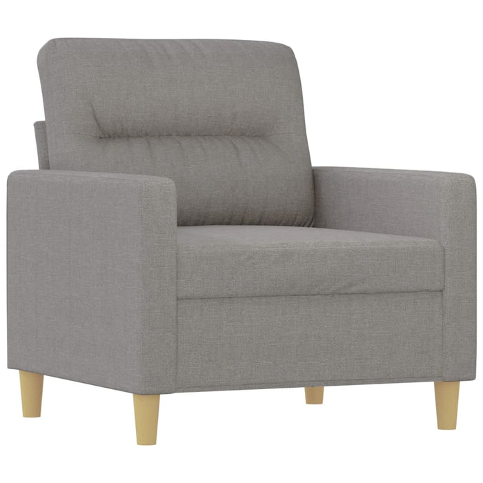 Set canapea perne/perne decorative, 4 piese, gri deschis textil WALTI