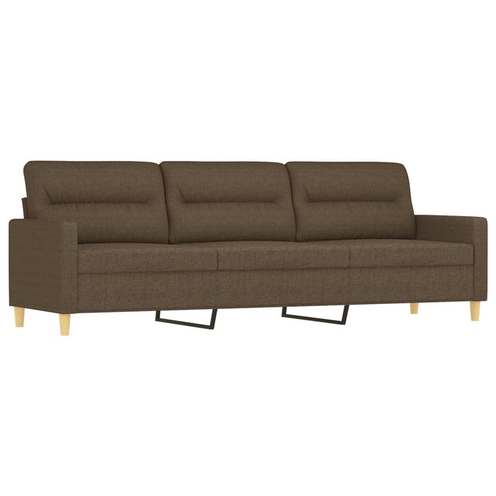 Set canapea perne/perne decorative, 4 piese, maro, textil WALTI