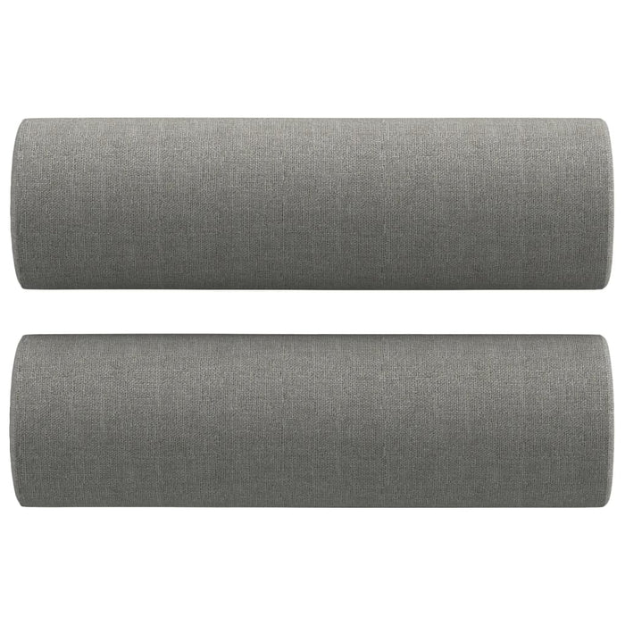 Set canapea perne/perne decorative, 3 piese, gri închis, textil WALTI