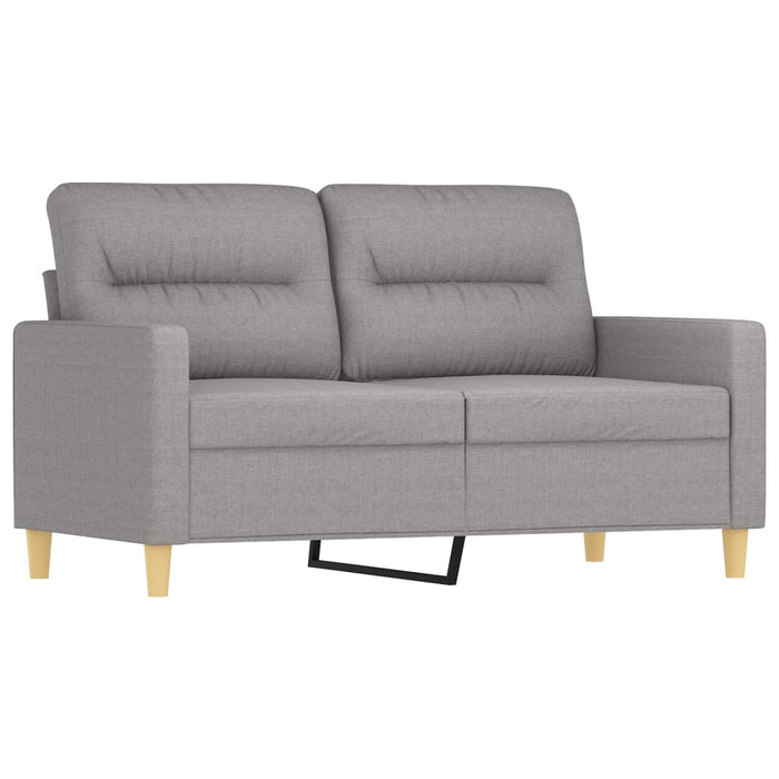 Set canapea perne/perne decorative, 3 piese, gri deschis textil WALTI