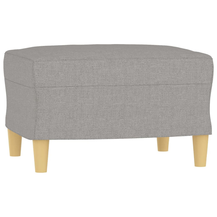 Set canapea perne/perne decorative, 3 piese, gri deschis textil WALTI