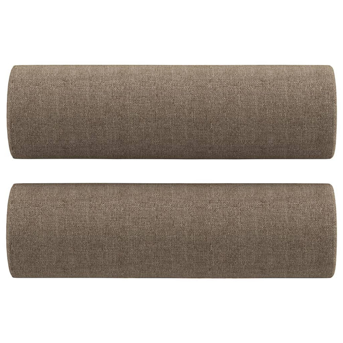 Set canapea perne/perne decorative, 3 piese, gri taupe, textil WALTI