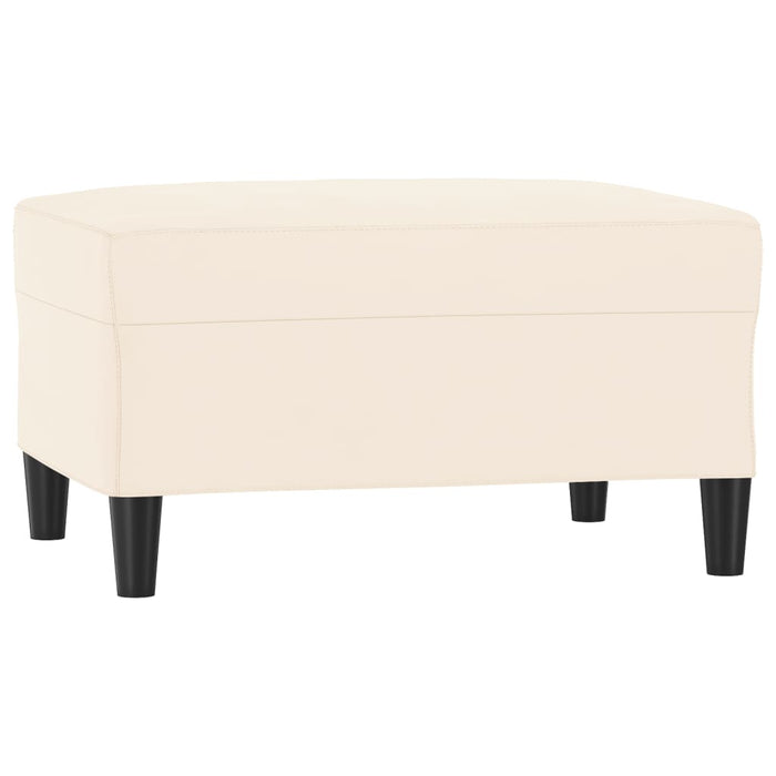 Set de canapele cu perne, 3 piese, crem, catifea WALTI