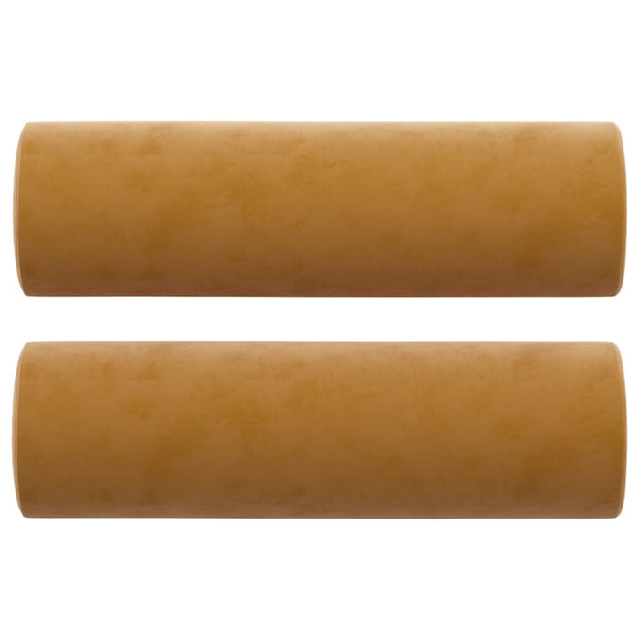 Set canapea, perne/perne decorative, 3 piese, maro, catifea WALTI