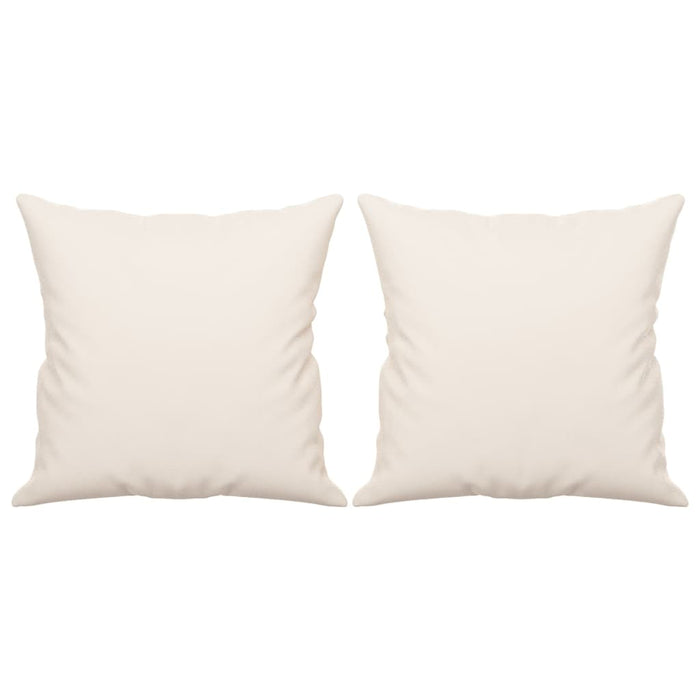 Set de canapele cu perne, 3 piese, bej, microfibră WALTI