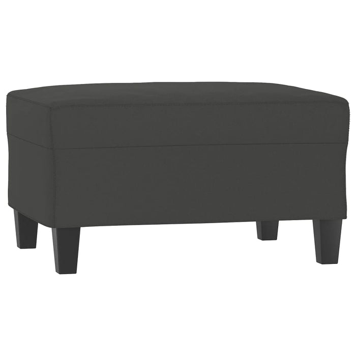 Set de canapele cu perne, 3 piese, gri închis, microfibră WALTI