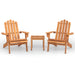 Set mobilier de grădină Adirondack, 3 piese, lemn masiv acacia - WALTI WALTI
