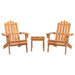 Set mobilier de grădină Adirondack, 3 piese, lemn masiv acacia - WALTI WALTI