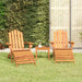 Set mobilier de grădină Adirondack, 3 piese, lemn masiv acacia - WALTI WALTI