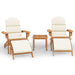 Set mobilier de grădină Adirondack, 3 piese, lemn masiv acacia - WALTI WALTI