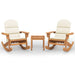 Set mobilier de grădină Adirondack, 3 piese, lemn masiv acacia - WALTI WALTI