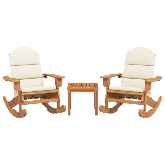 Set mobilier de grădină Adirondack, 3 piese, lemn masiv acacia - WALTI WALTI
