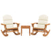Set mobilier de grădină Adirondack, 3 piese, lemn masiv acacia - WALTI WALTI
