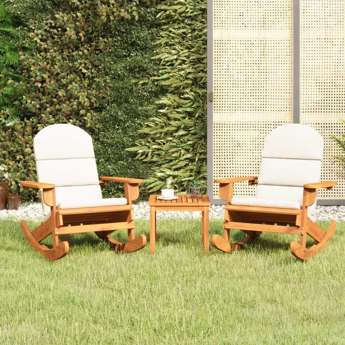 Set mobilier de grădină Adirondack, 3 piese, lemn masiv acacia - WALTI WALTI