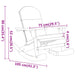 Set mobilier de grădină Adirondack, 3 piese, lemn masiv acacia - WALTI WALTI