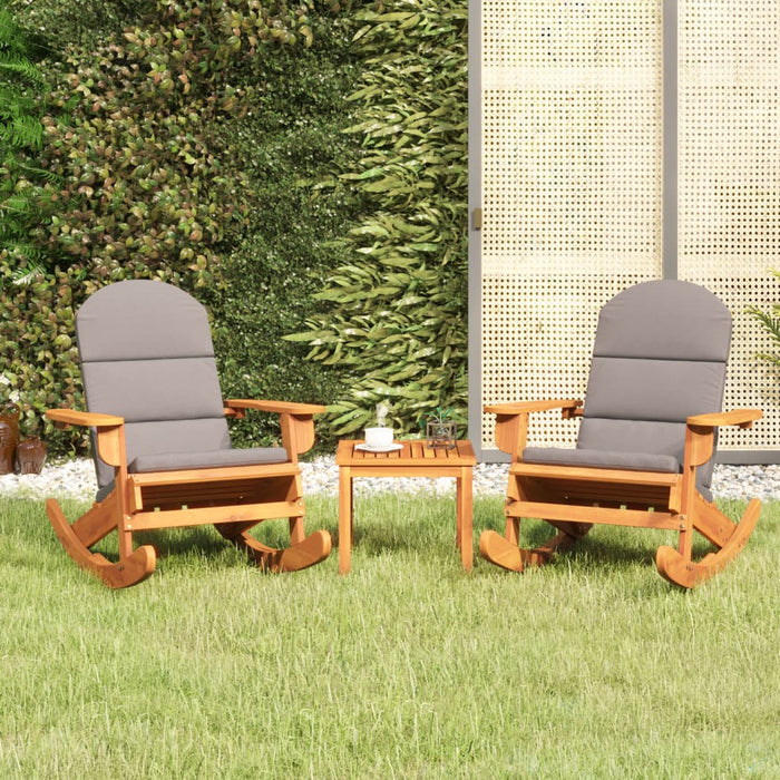 Set mobilier de grădină Adirondack, 3 piese, lemn masiv acacia - WALTI WALTI