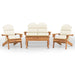 Set mobilier de grădină Adirondack, 4 piese, lemn masiv acacia - WALTI WALTI