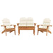 Set mobilier de grădină Adirondack, 4 piese, lemn masiv acacia - WALTI WALTI
