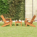 Set mobilier de grădină Adirondack, 3 piese, lemn masiv acacia - WALTI WALTI
